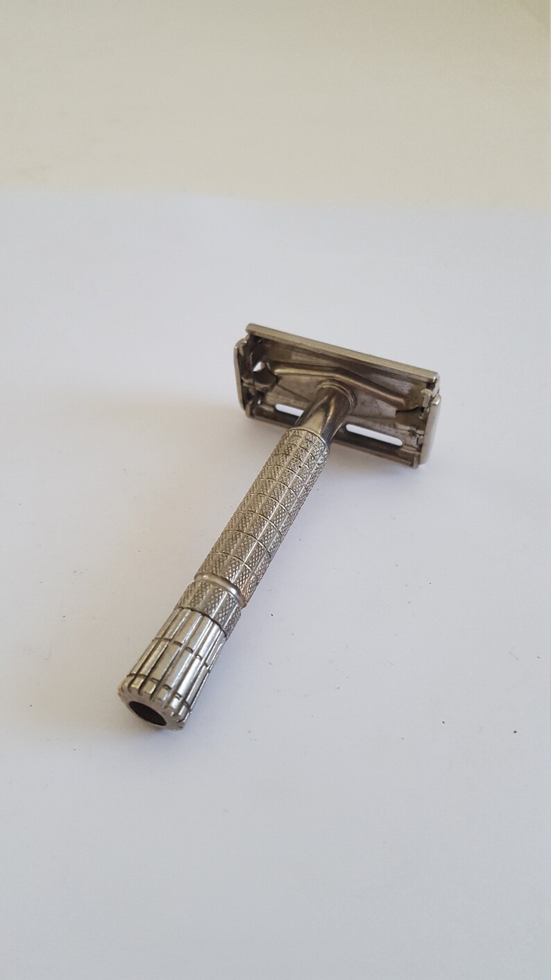 Vintage Gillette Safety Razor Tech Model Date Code 1954 3rd Etsy