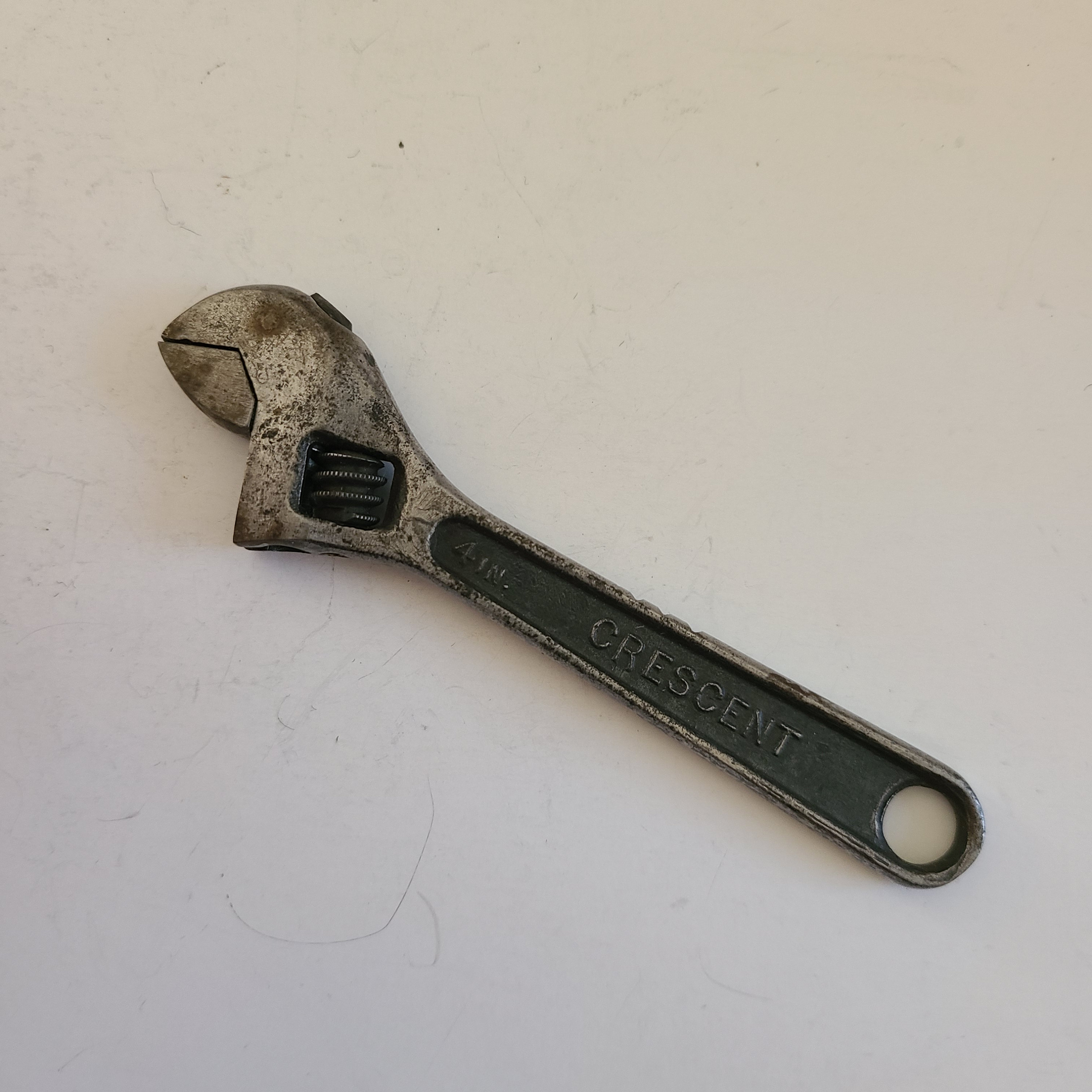 Vintage 1930 s Crescent Tool Co. 4 Inch Adjustable Wrench Adjusts