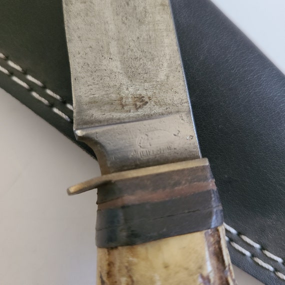 Vintage Premier Lifetime Stag Handle Knife: Solingen Germany