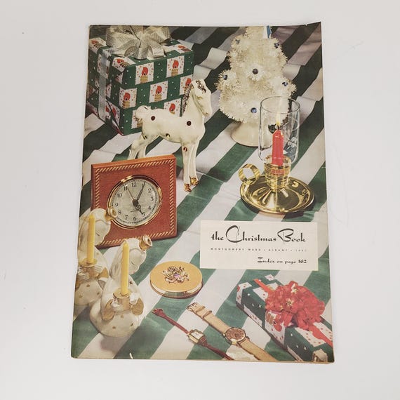 Vintage 1941 Montgomery Ward Christmas Book Catalog
