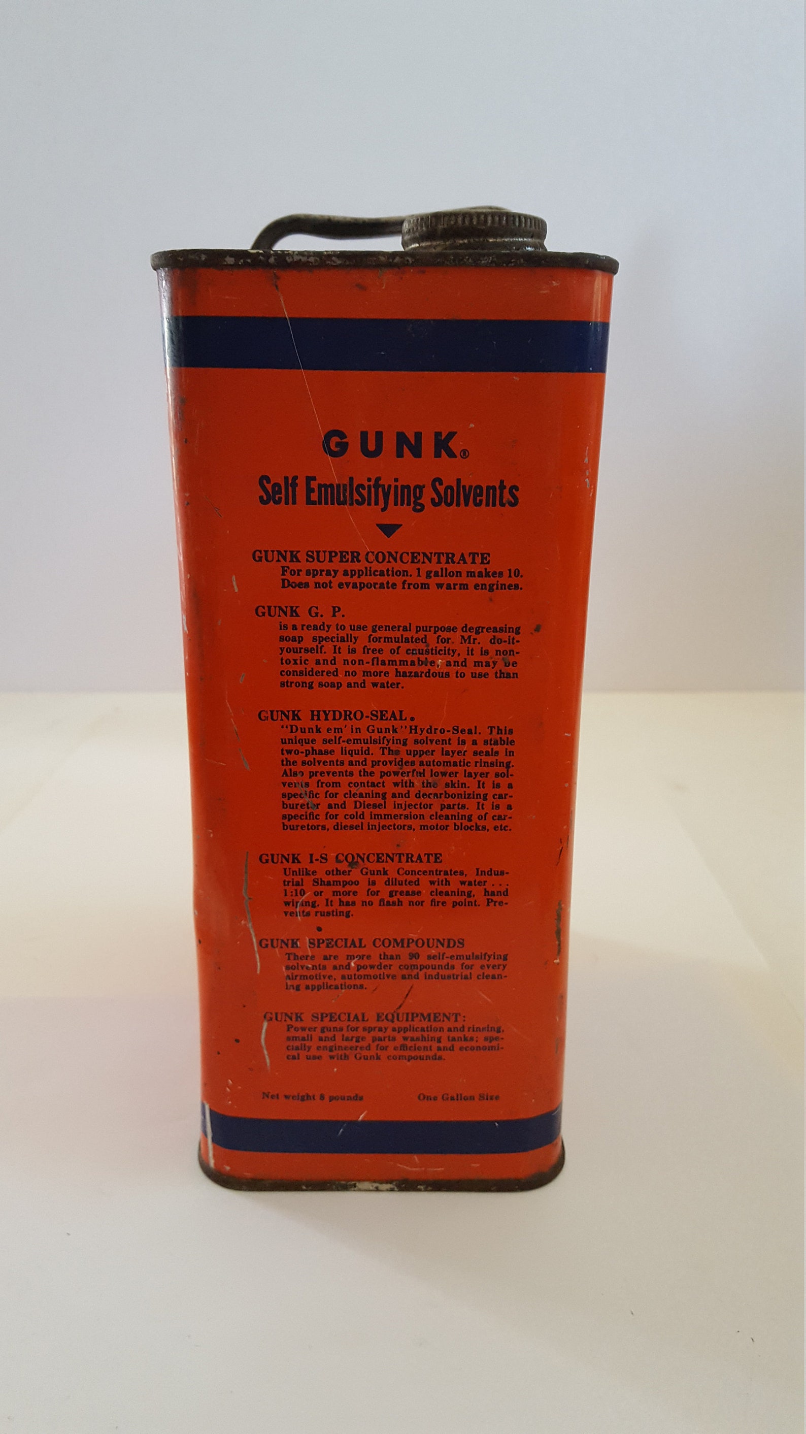 Vintage circa 1959 Gunk SC Super Concentrate Degreaser 1 Etsy