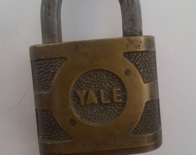 Vintage 1960's Eaton Yale and Towne Inc Brass Padlock Etsy