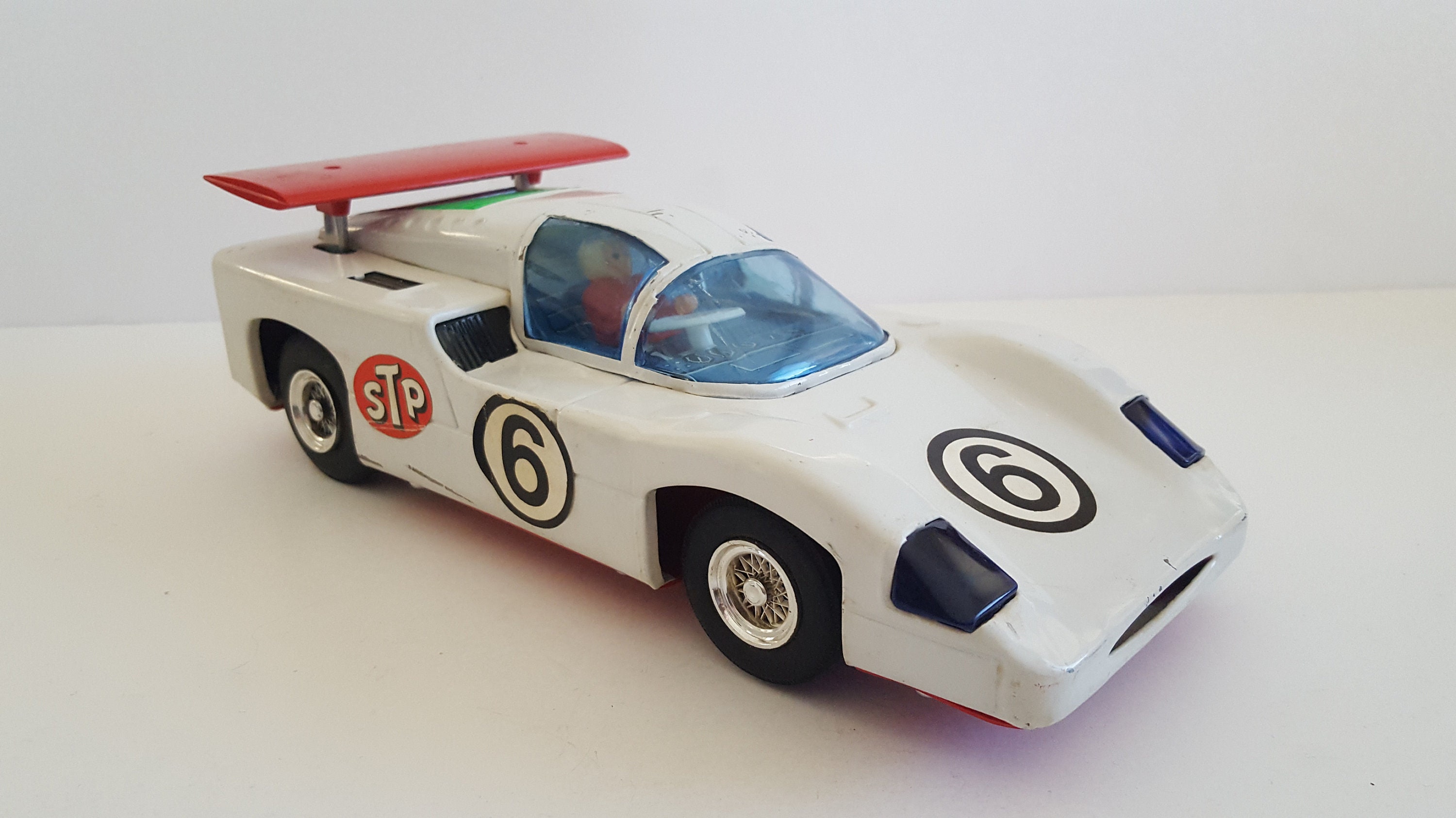 Vintage Circa 1966 Alps Japanese Tin Toy Chaparral 2F