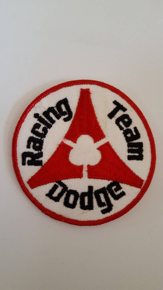 Vintage Dodge iron on embroidery patch jacket caps 1980/'s
