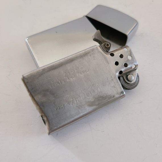 Vintage 1970 Zippo Slim Lighter: Plain Windproof Tobacciana - Etsy