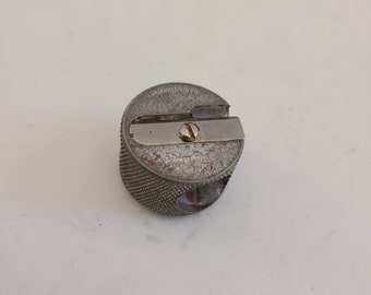 Vintage Nat Robbins Pencil Sharpener: Dual Size, Made in Germany