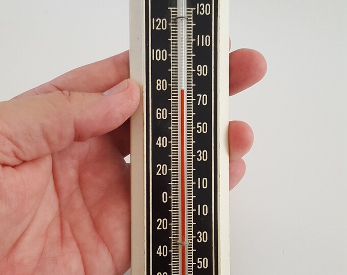 Vintage Taylor Outdoor Thermometer for Extreme Temps, 130 to 60 Degrees , Wood Made in USA Etsy