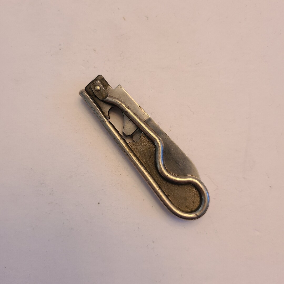 Vintage Circa 1930's Era Folding wire Jack Knife With Cap Lifter bottle