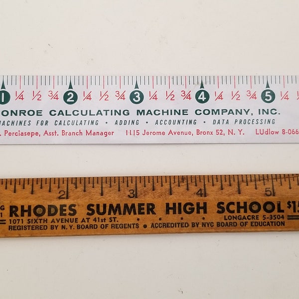Vintage Wooden Ruler Etsy