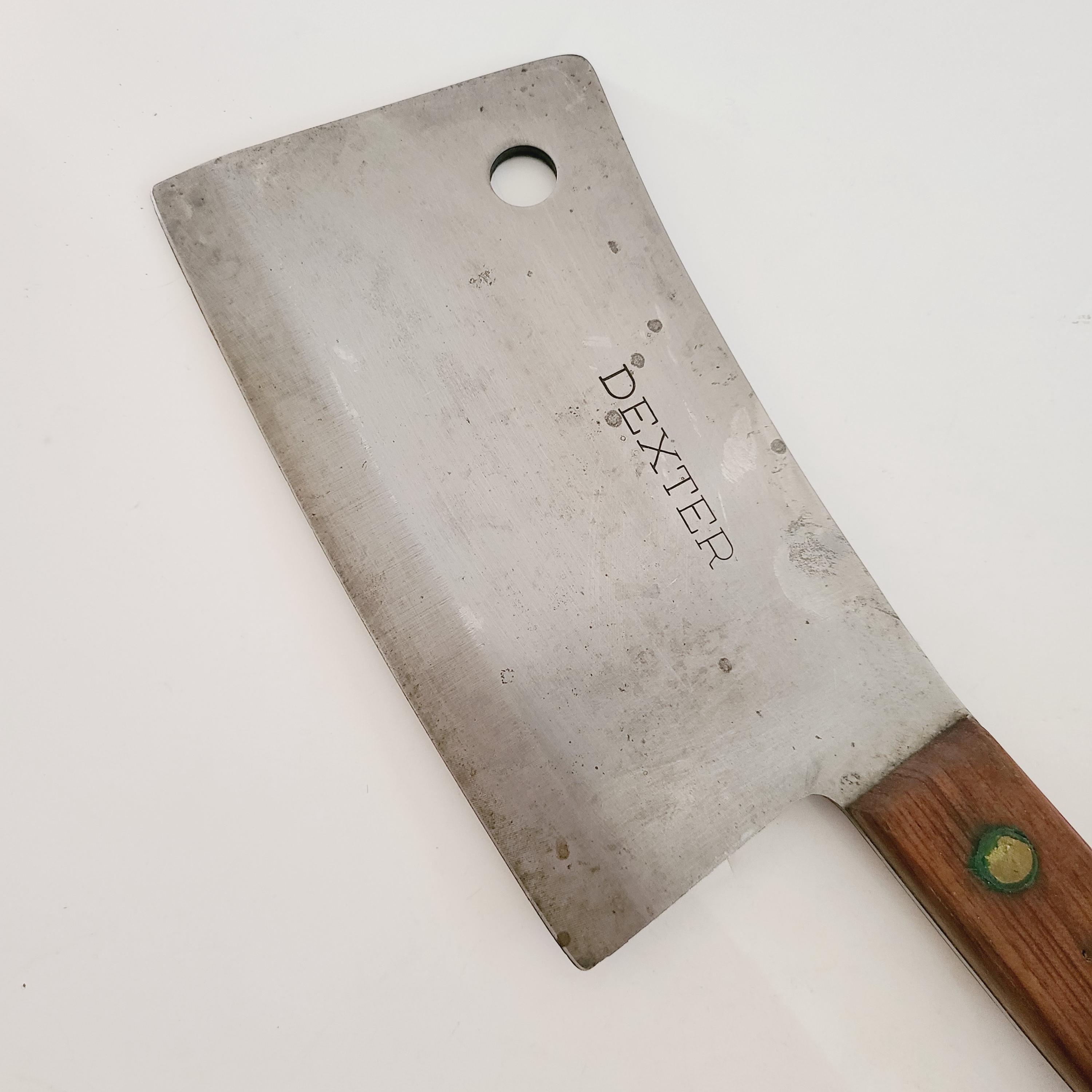 Vintage Dexter Meat Cleaver: 1950s Butcher Knife, 8