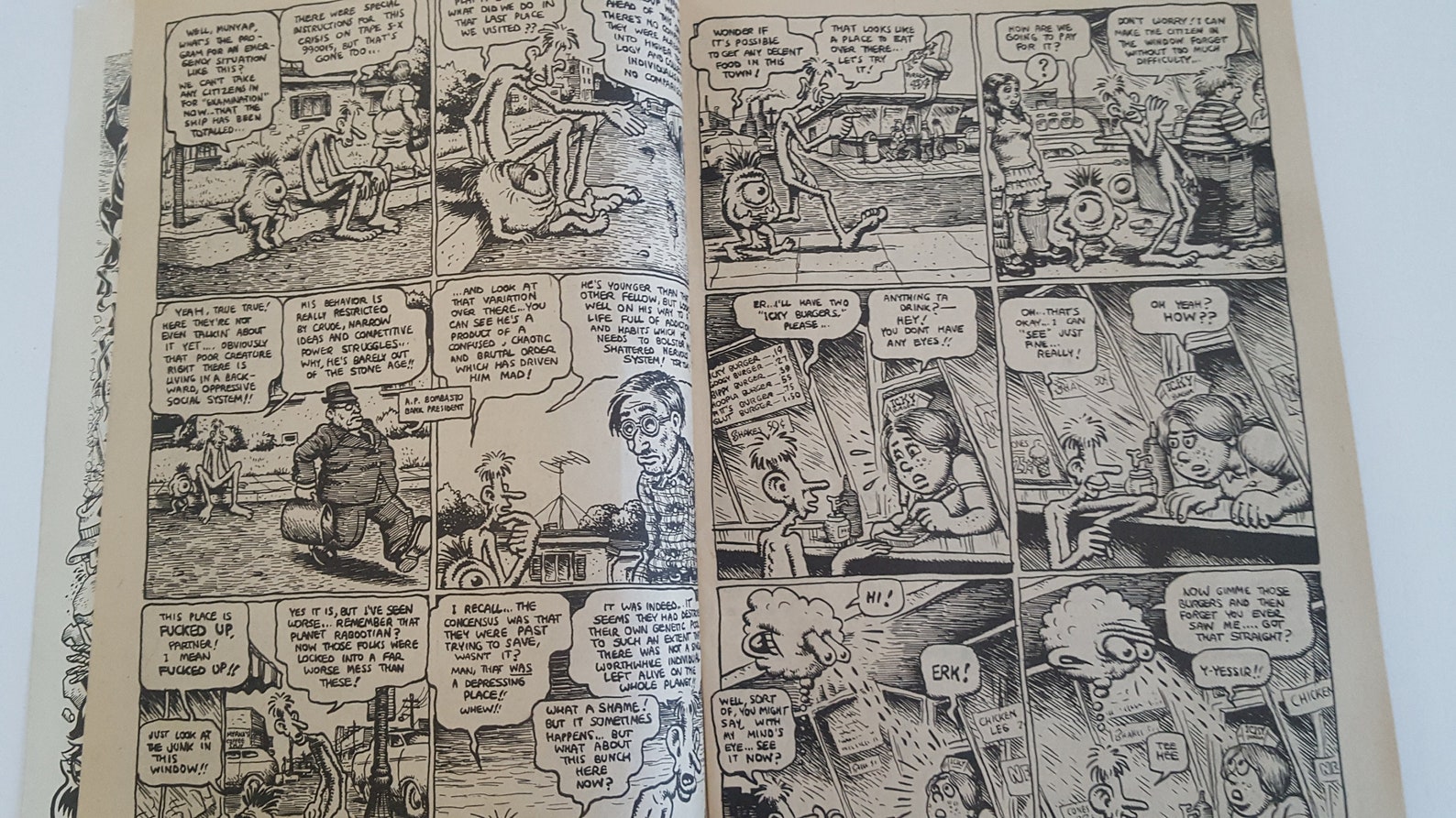 Vintage 1975 Zap Comics Adults Only R.crumb Print Mint Apex | Etsy