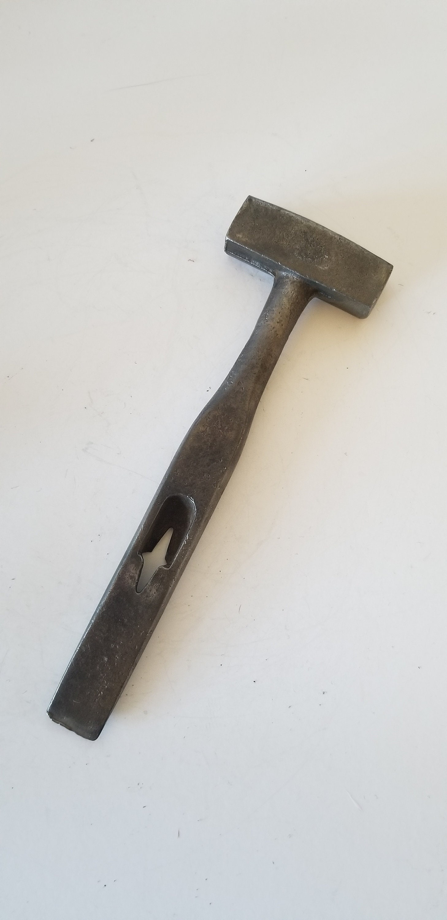 Vintage Tack Tin Copper Leather Hammer