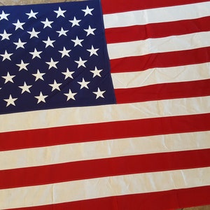 Vintage 50 Star Cotton US Flag. Valley Forge Flag Company 58