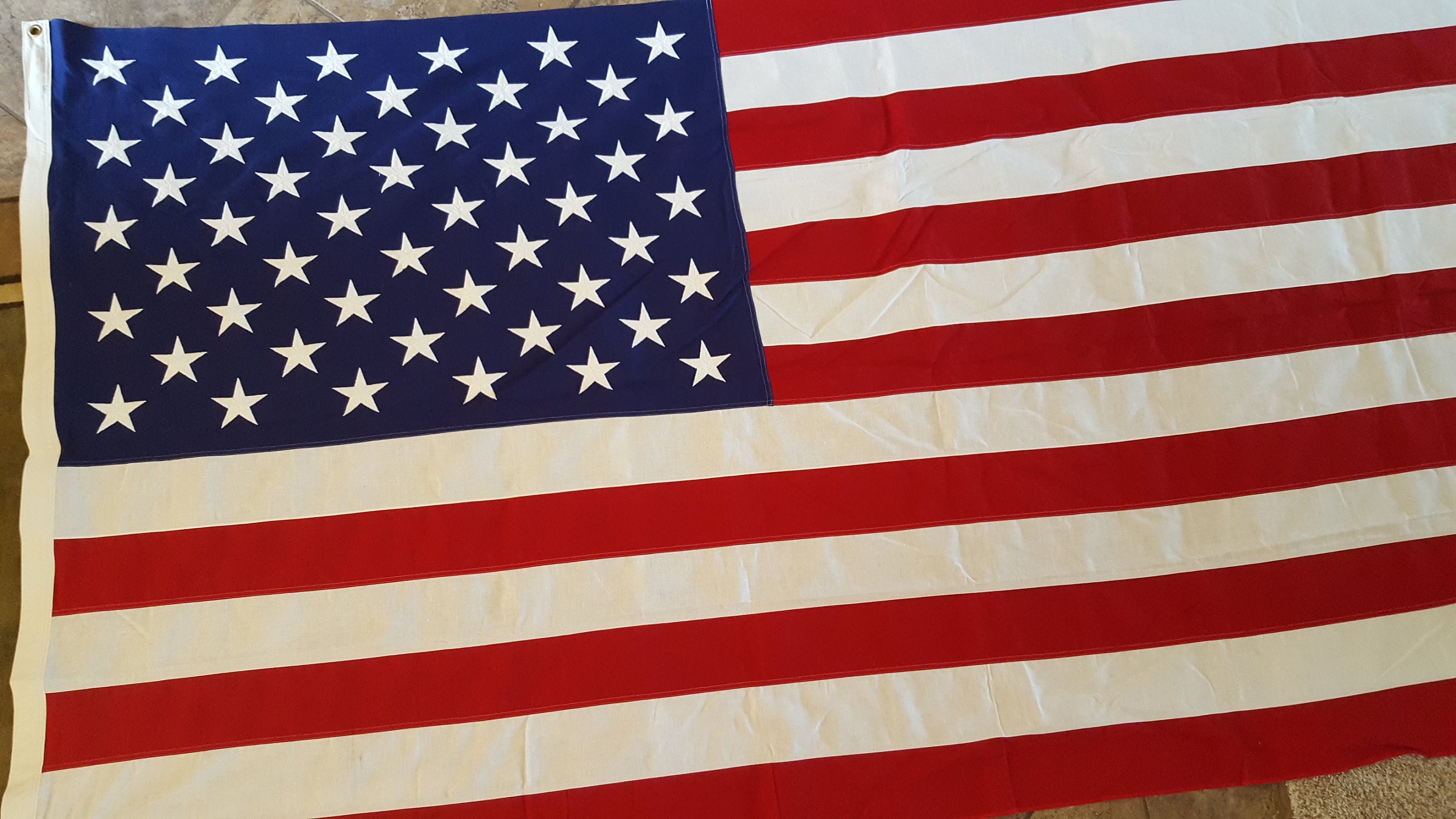 Vintage 1980s 50-star USA Cotton Flag (5'x9.5') - Etsy