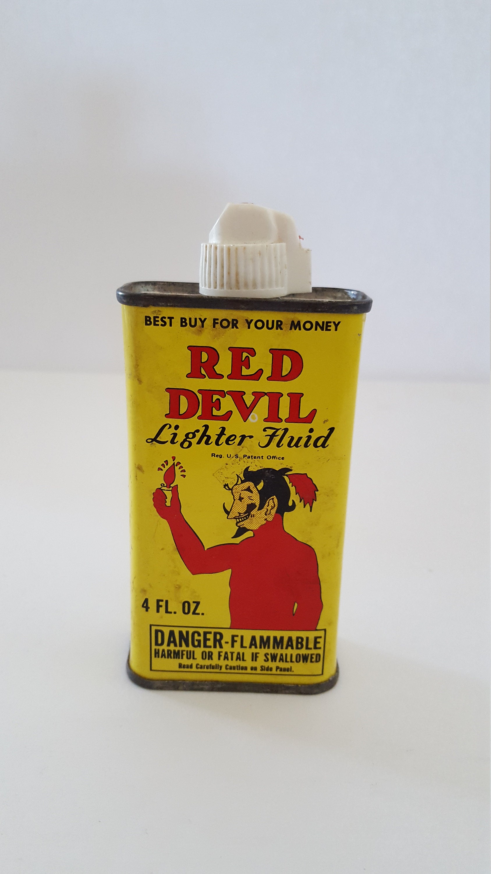 Red Devil's Lighter Fluid Tin (DR) Red Devil's Lighter Fluid Tin (DR)