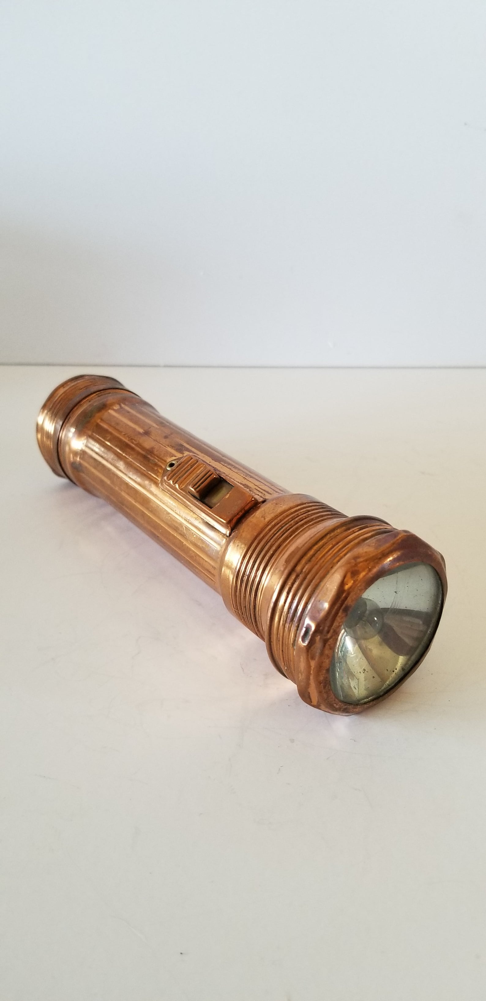 Vintage 1930 Ray-o-vac Copper Flashlight: Working Rivet Switch - Etsy
