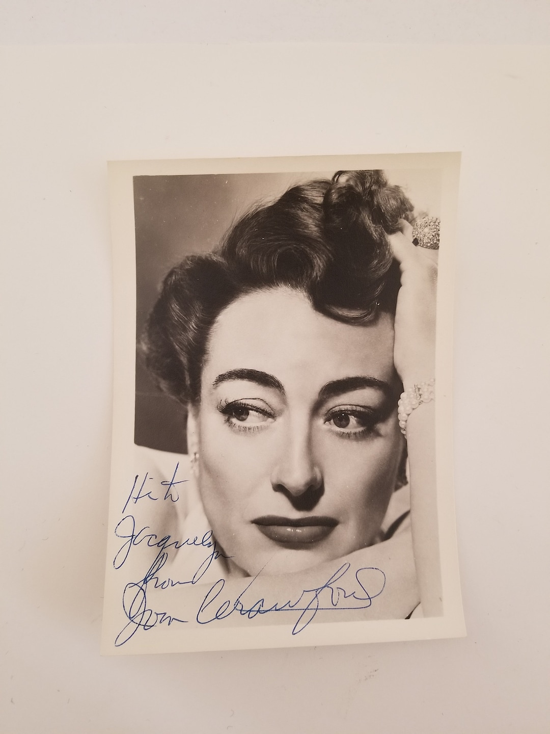 ジョーン・クロフォード(Joan Crawford)バーバラへの手紙 自筆サイン ジョーン・クロフォード(Joan Crawford)バーバラへの手紙 自筆