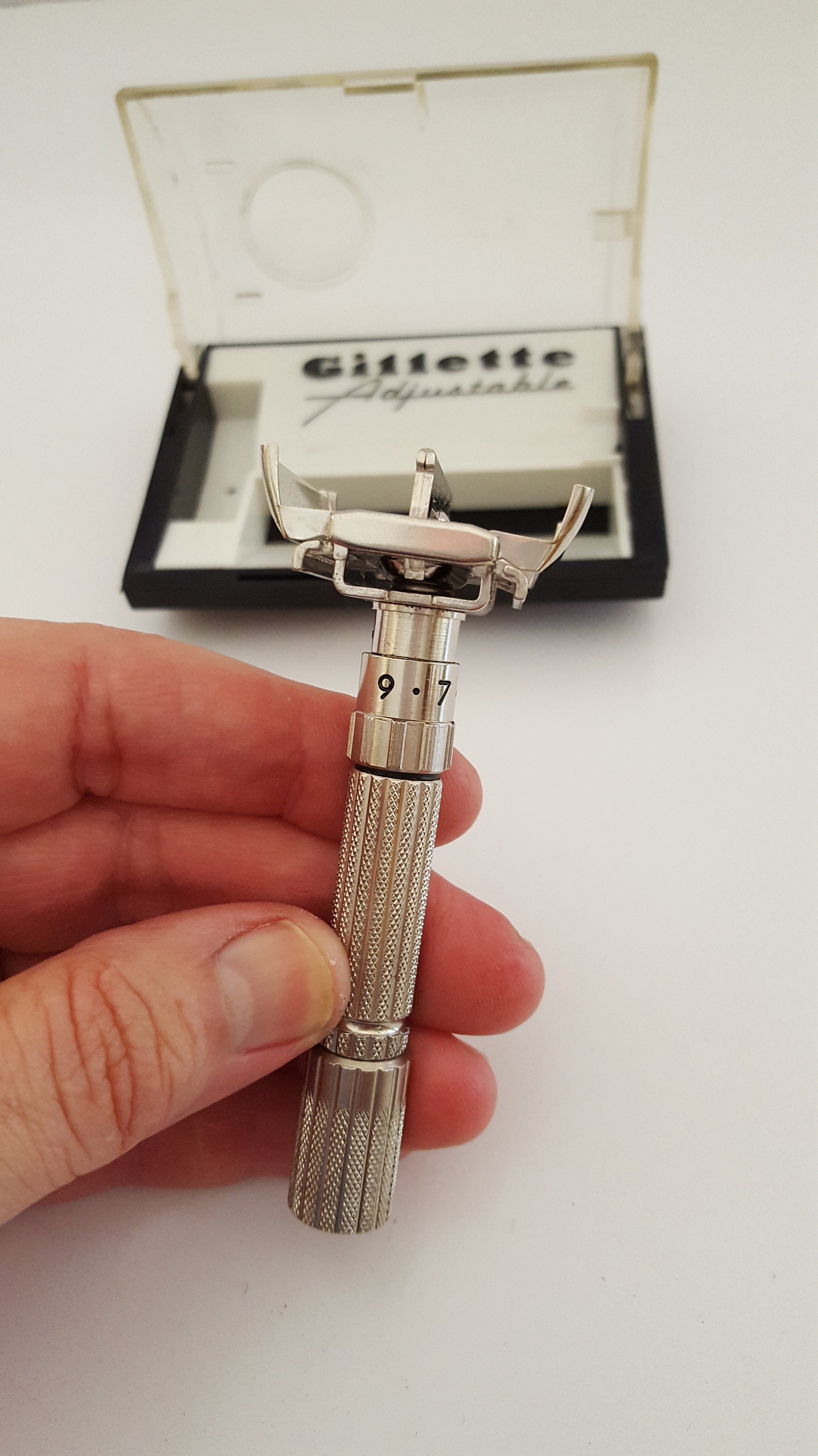 Gillette Adjustable Fatboy ジレット　両刃カミソリ Gillette Adjustable Fatboy ジレット 両刃カミソリ Vintage 1960
