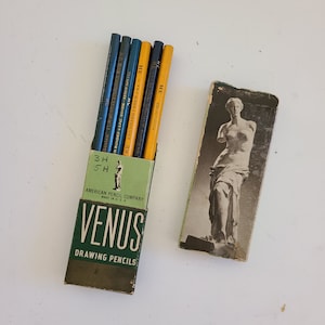 Vintage 1950s Drawing Pencil Set: Venus, Eagle, Templar, Cedar King