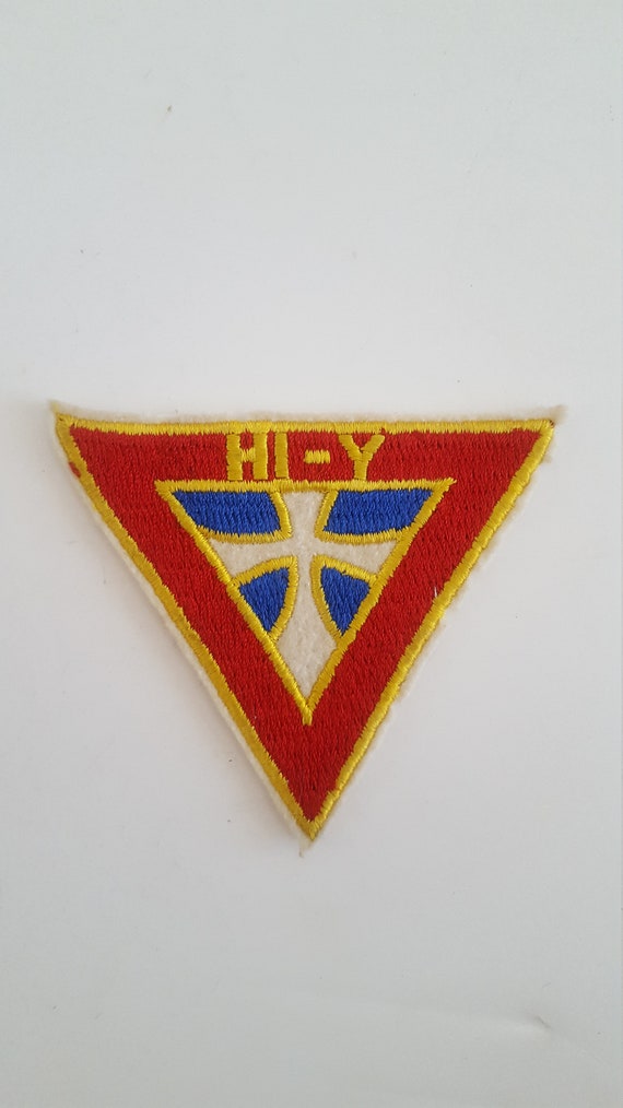 Vintage circa 1920's " Hi-Y" sweater patch, good … - image 1