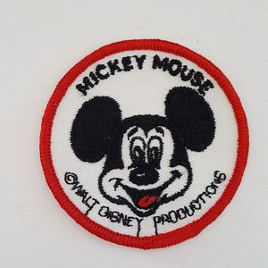 Vintage Mickey Mouse Disney Patch Walt Disney Productions -  UK