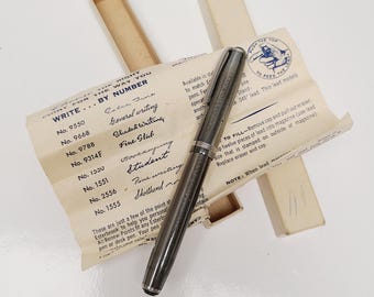 Vintage 1940's Esterbrook Demi Series Fountain Pen, Original Box