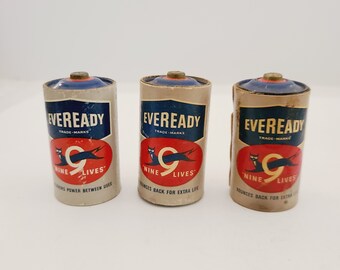 Vintage 1950-60's Collectible Eveready, Cadet and Bright Star 