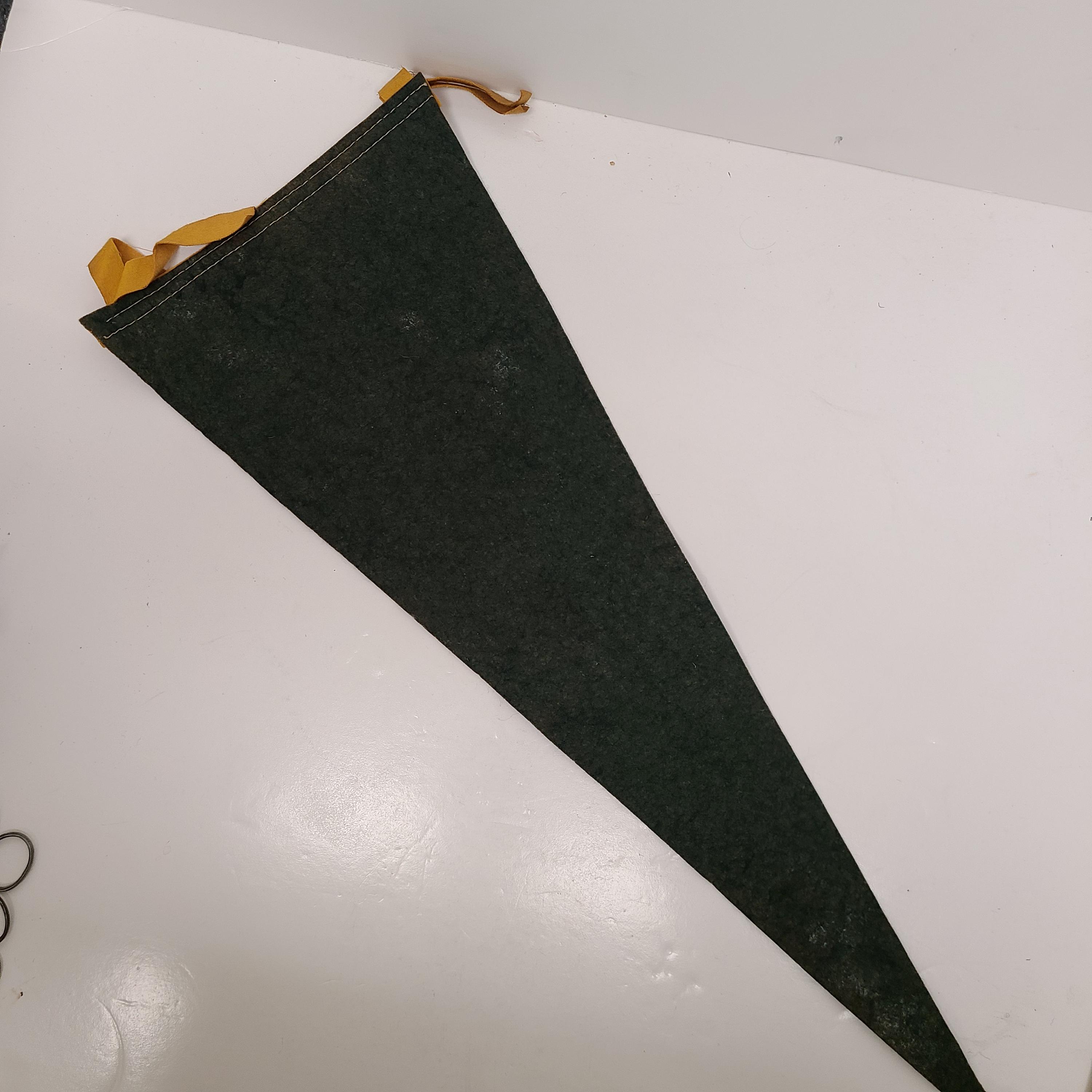 Vintage 1950s Novelty Souvenir Wool Felt Pennant: Alcatraz Class