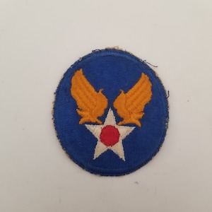Vintage 1940&#39;s WWII era &quot;Hap Arnold&quot; US Army Air Force uniform patch, good condition. Age handling conditions, multiples in stock