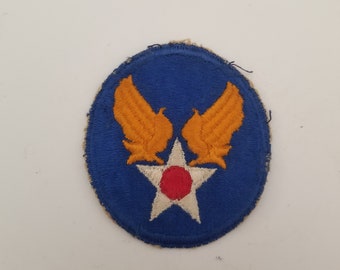 Vintage 1940&#39;s WWII era &quot;Hap Arnold&quot; US Army Air Force uniform patch, good condition. Age handling conditions, multiples in stock