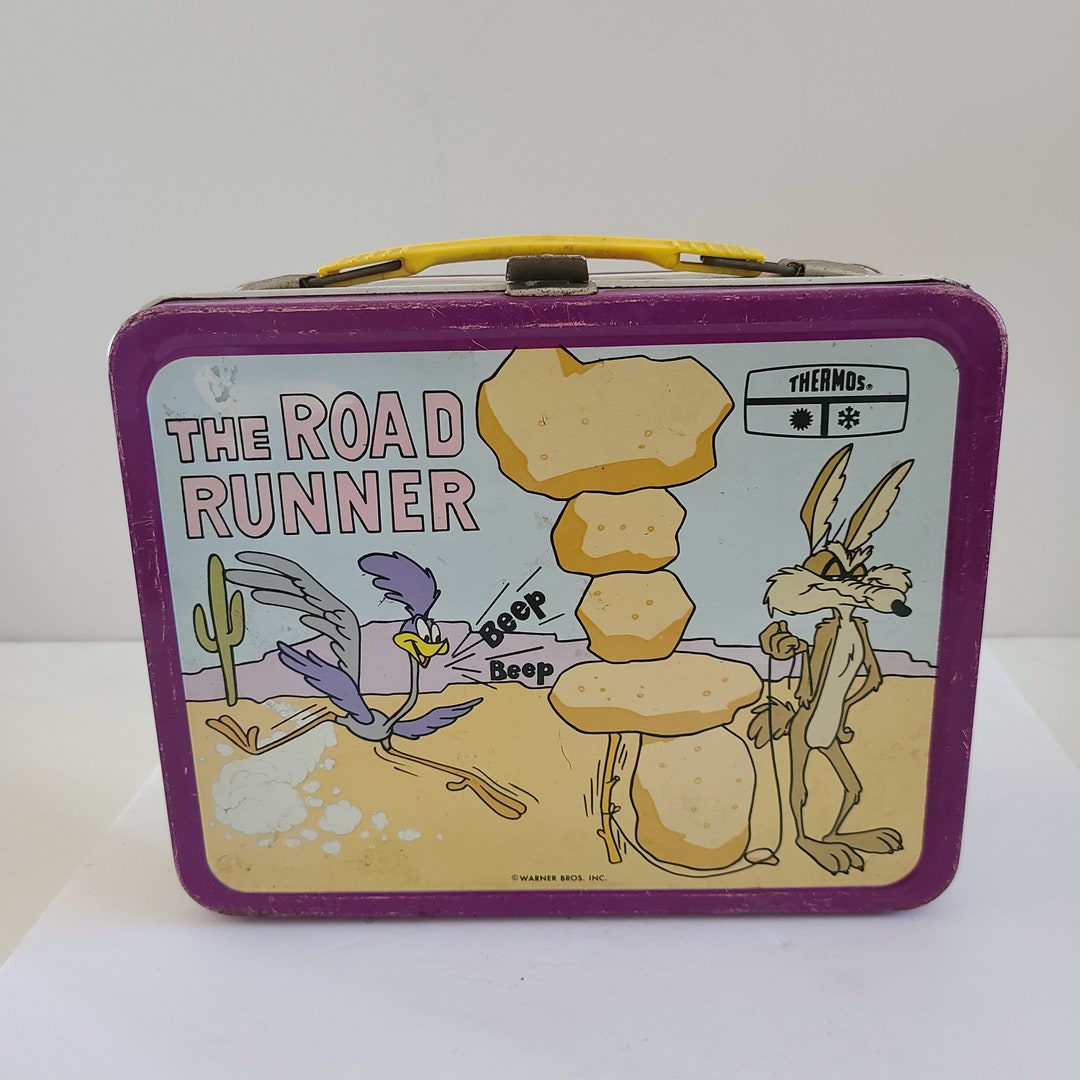 Vintage Circa 1970 the Road Runner Lunch Box by King Seeley Thermos