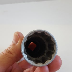 Vintage 1939 Date Code Snap-on Tools S-360 1/2 Deep 12pt Socket 1 1/8 ...