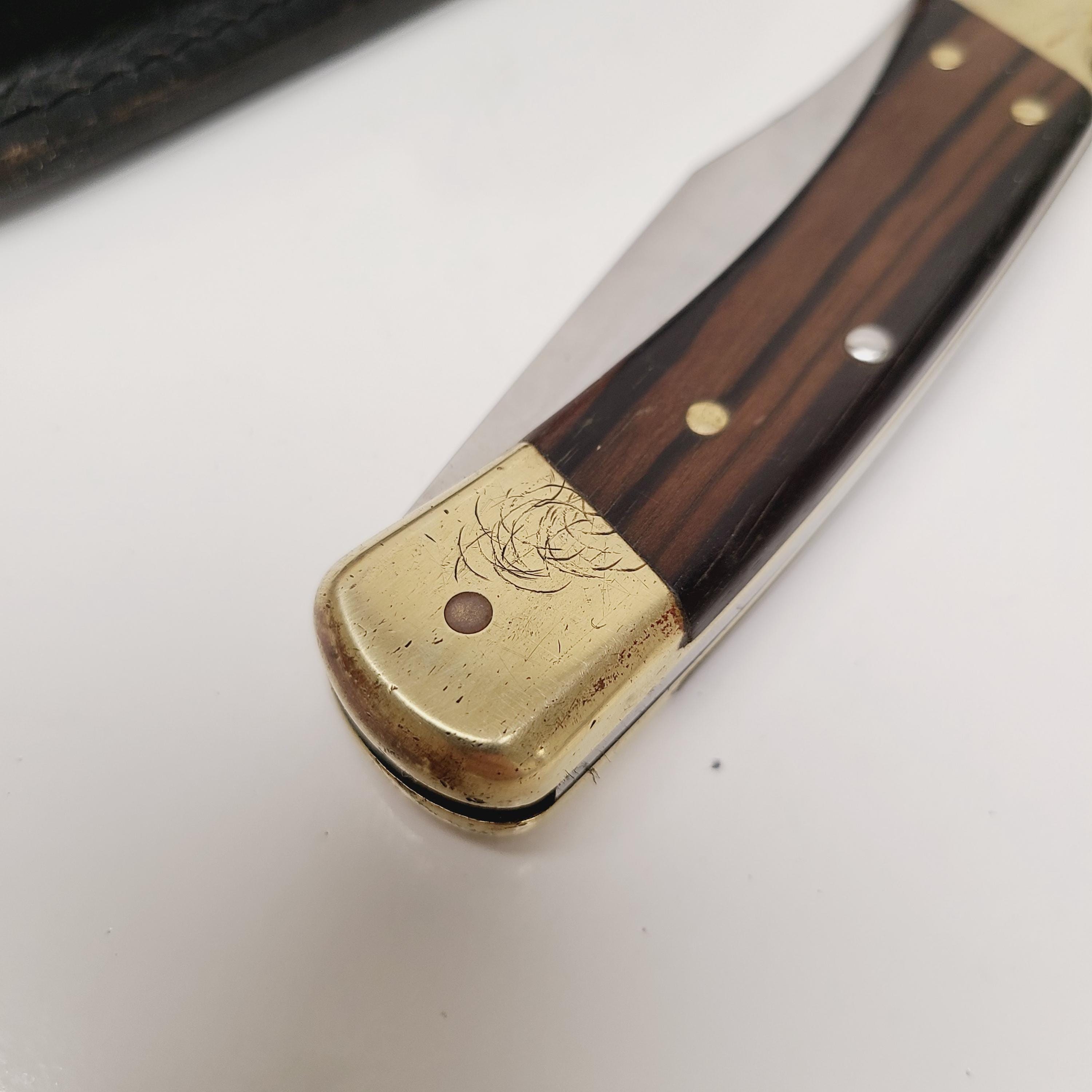 Vintage Buck 110 Folding Knife: 1993 USA Made Lockback With 
