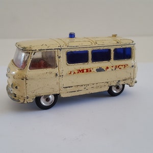 Vintage 1960&#39;s Corgi Toys Commer 3/4 ton chassis with Ambulance body, well loved toy.