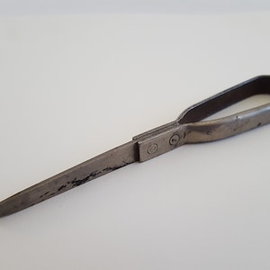 Vintage possibly antique screwdriver with standard flat head slot blade, measures 4 3/4&quot; inside handle marked W & W
