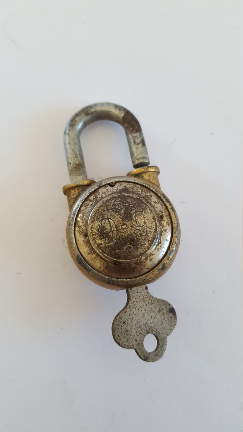 Vintage Walsco 99 small size padlock 1950's Made in USA Etsy