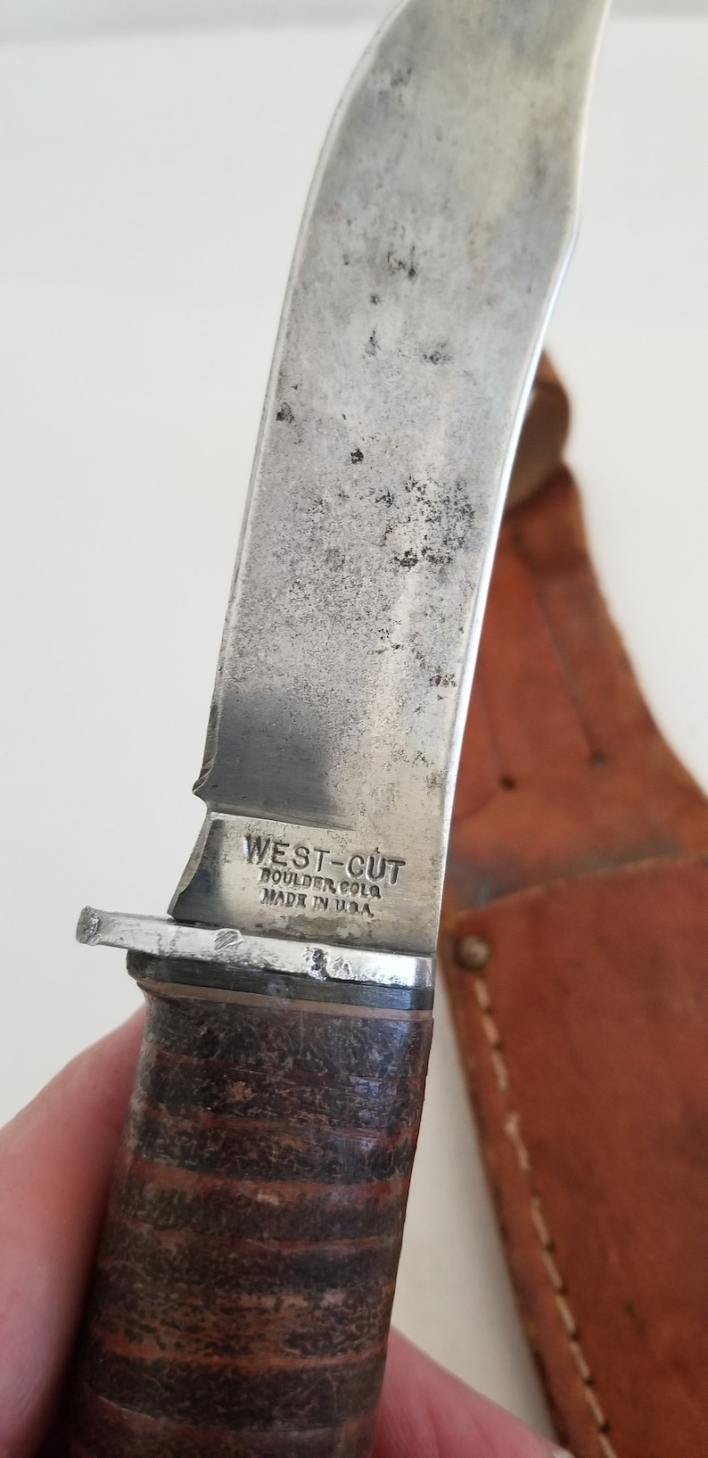 Westcut Vintage Circa 1958 West-cut K-5 (western Cutlery Co.) Hunting Knife ...