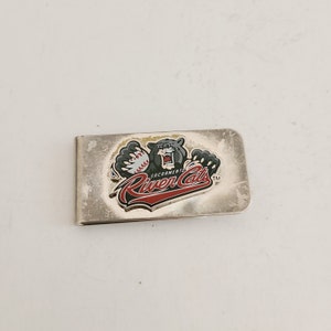 Vintage circa 2000 clip de dinero Triple A Equipo de béisbol de ligas menores Sacramento River Cats Oakland A's San Francisco Giants