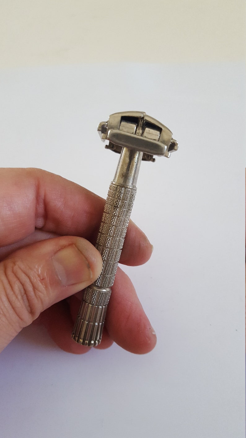 Vintage Gillette Safety Razor Tech Model Date Code 1954 3rd Etsy