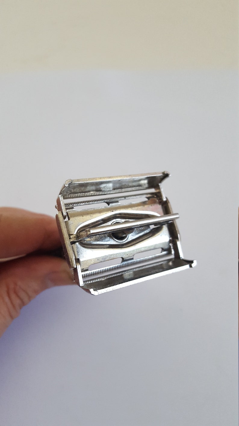 Vintage Gillette Safety Razor Tech Model Date Code 1954 3rd Etsy