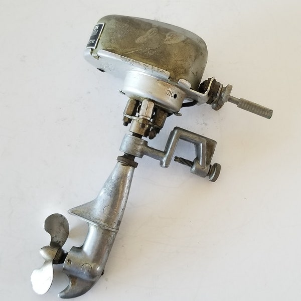 Vintage Occupied Japan 1945-1952 IMP Special Type D.C Outboard Motor for International Models In New York N.Y