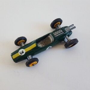 Matchbox Lesney Vintage N°19 – Voiture De Course Lotus Verte, Fabriquée En Angleterre 1970