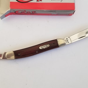 Vintage 1993 Case XX USA Stockman Pocket Knife: Rosewood, 3-Blade, Original Box
