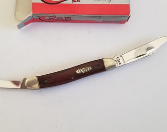 Vintage 1993 Case XX USA Stockman Pocket Knife: Rosewood, 3-Blade, Original Box