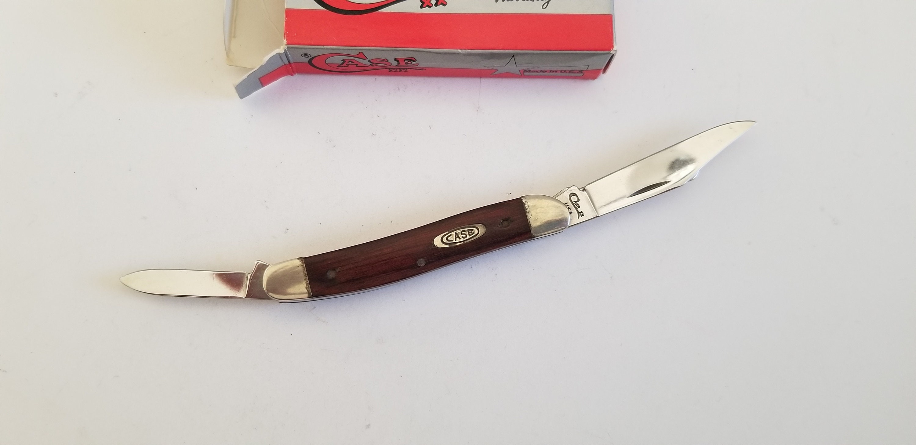 Vintage 1993 Case XX USA Stockman Pocket Knife: Rosewood, 3-blade