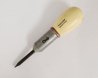 Vintage Proto Tools Screwdriver Key Ring - 1950s Advertising