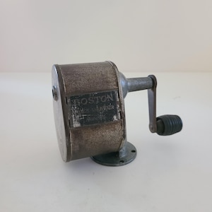 Vintage 1938 Boston L Pencil Sharpener - Hunt Manufacturing Co.