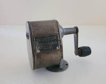 Vintage 1938 Boston L Pencil Sharpener - Hunt Manufacturing Co.