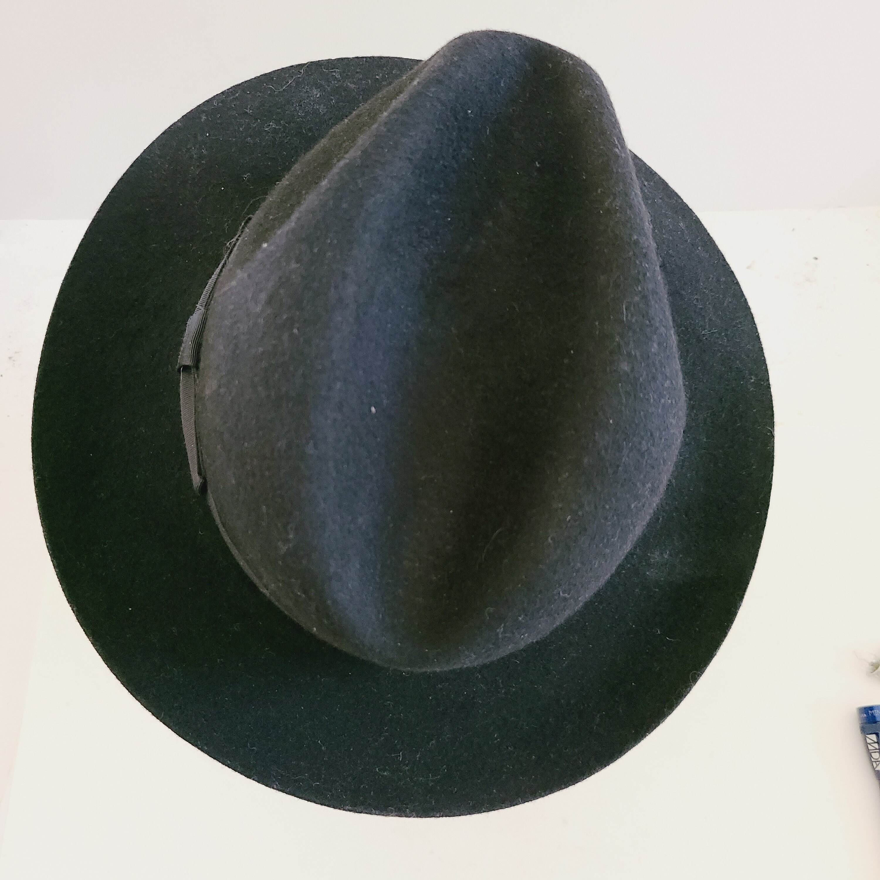 Vintage 1990 Dick Tracy Movie Villain Fedora - Black Wool  display picture 2