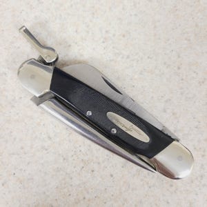 Vintage 1970's Buck 315 (made by Camillus) Sailor's rope knife, marlinspike, bail